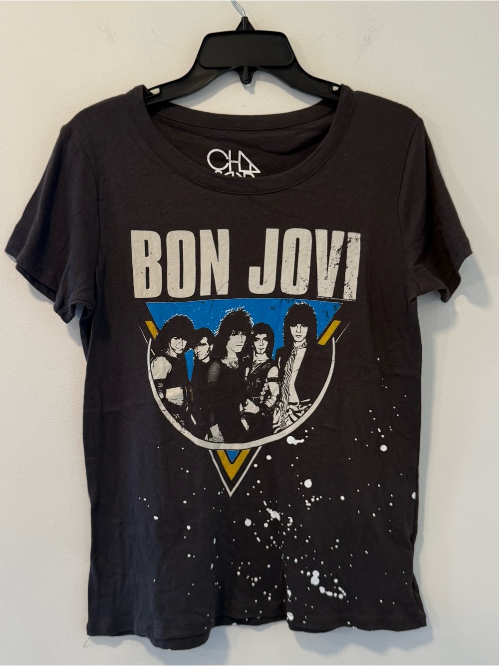 Chasor Grey Bon Jovi T-Shirt Size Small NWT #Lux-G